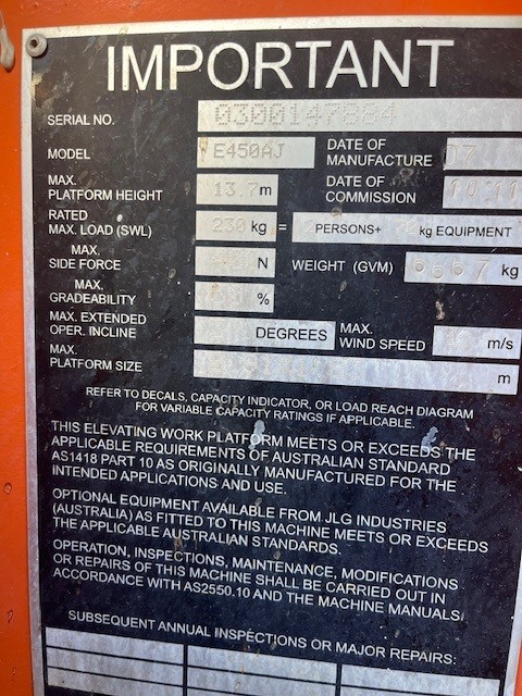 Sold - Articulated Boom Lift - View 2